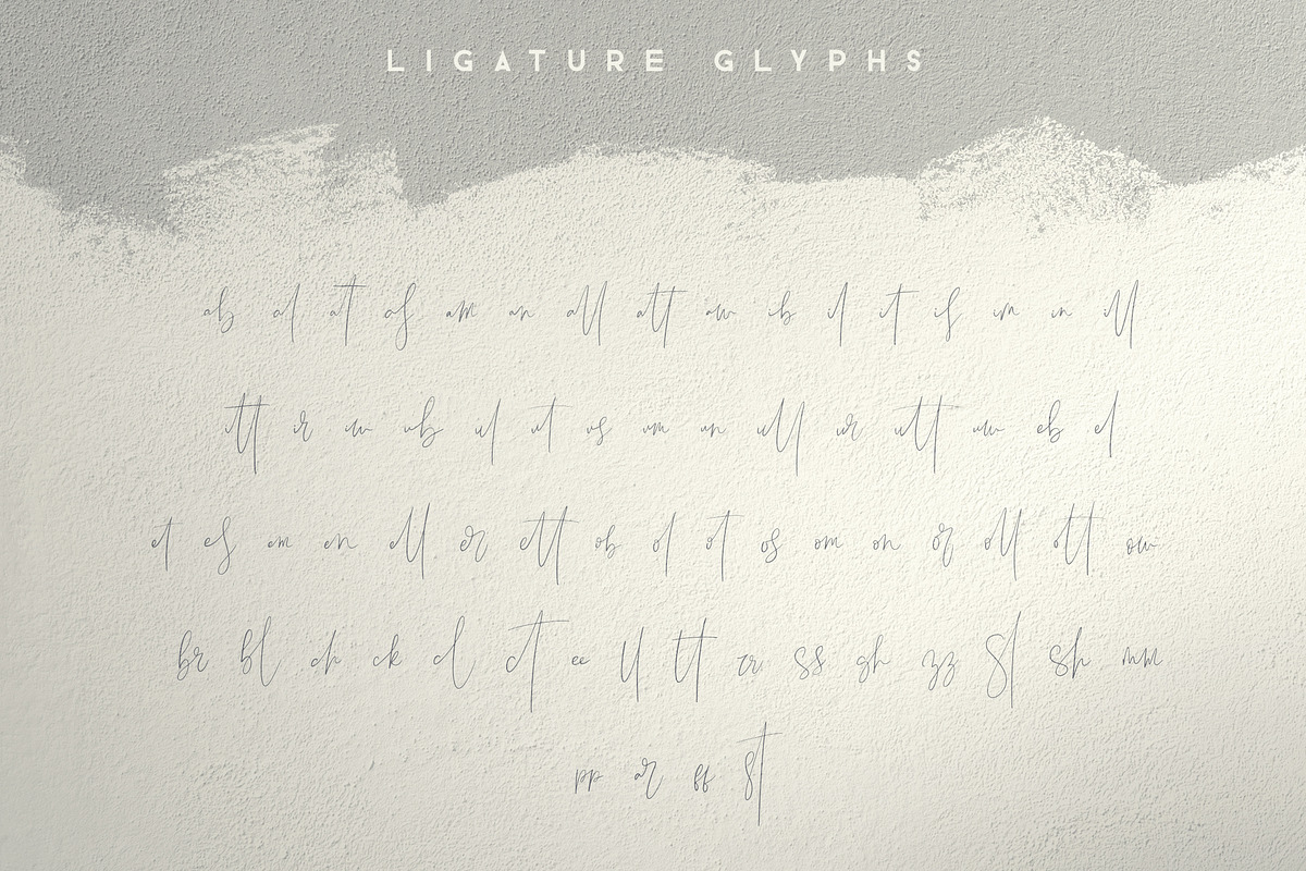 Orenda - Script font preview 8