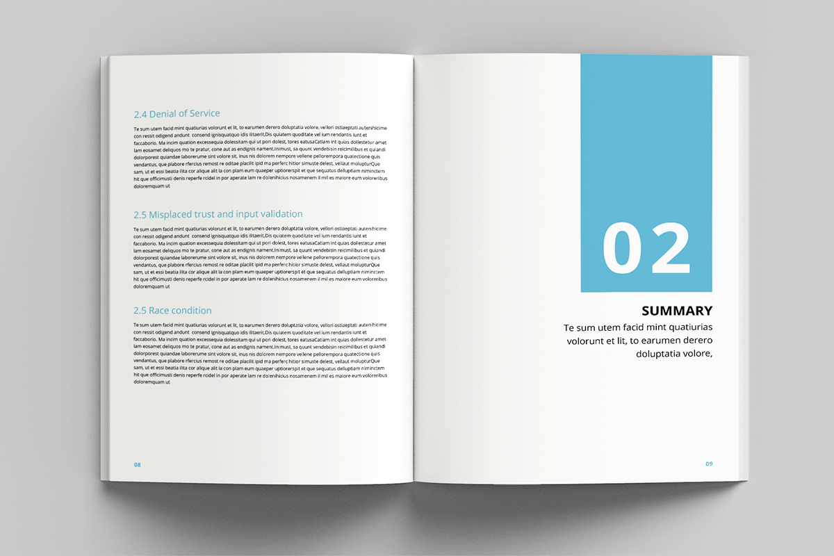 White Paper Brochures, a Brochure Template by azadcsstune (Photo 5 of 15)