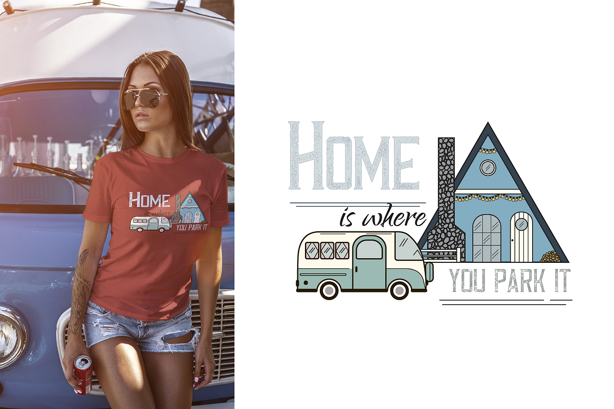 SALE -35% | CamperVan’59, an Illustration by lokfrid (Photo 7 of 8)