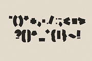 Moira cutout bold handmade font, a Blackletter Font by Ashiya Pixel (Thumbnail 9 of 9)