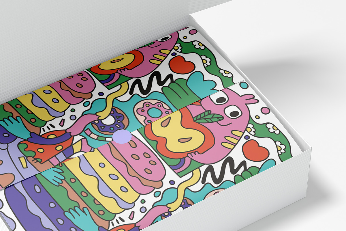 Fast Food Doodles. Vector and raster, a Food Illustration by Oliana Moroz (Photo 12 of 25)
