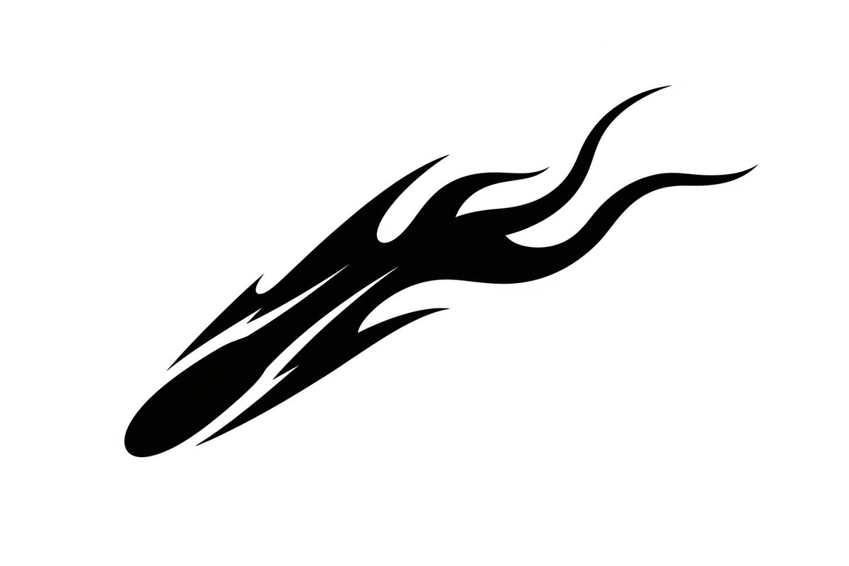 Fire Meteor Comet Silhouette Bundle, an Illustration by Designs_River (Photo 44 of 51)