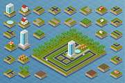 Bundle isometric city, a Work Illustration by AlexZeL (Thumbnail 8 of 15)