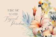 Tropical Haze Watercolor Clipart Set, an Object Illustration by Twigs and Twine (Thumbnail 9 of 9)
