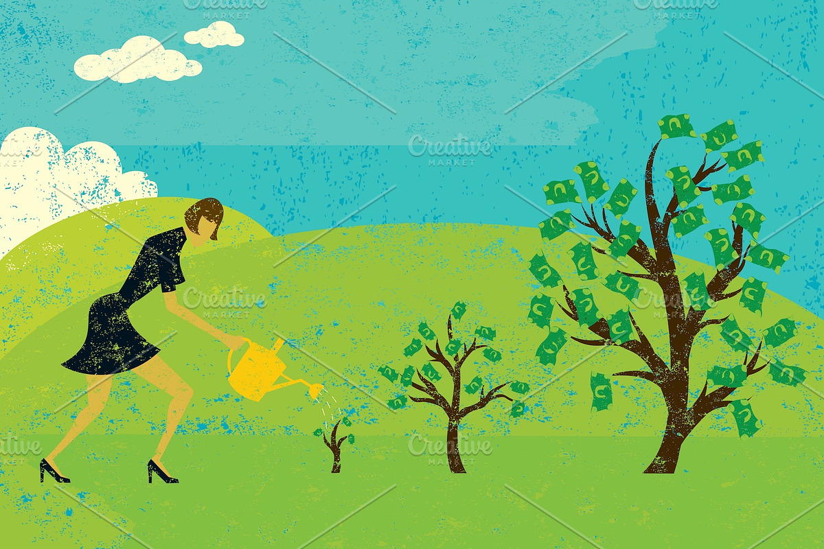 Business Concepts Bundle 06 Women, a Person Illustration by retrorocket (Photo 13 of 16)