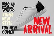 Lampur Sigmao Brush Caps Font, a Handwritten Font by Maulana Creative (Thumbnail 4 of 7)