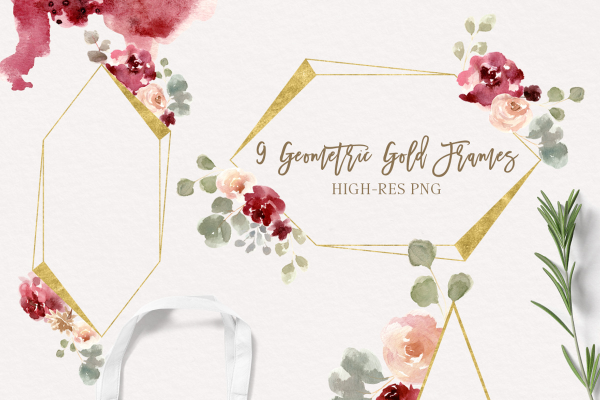 Bohemian Burgundy & Dusty Rose, an Illustration by Kim Thoa Designs (Photo 3 of 10)