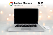 Computer Mockup - PSD, PNG & JPG, a Merchandise Mockup by MelissaBMockups (Thumbnail 1 of 8)