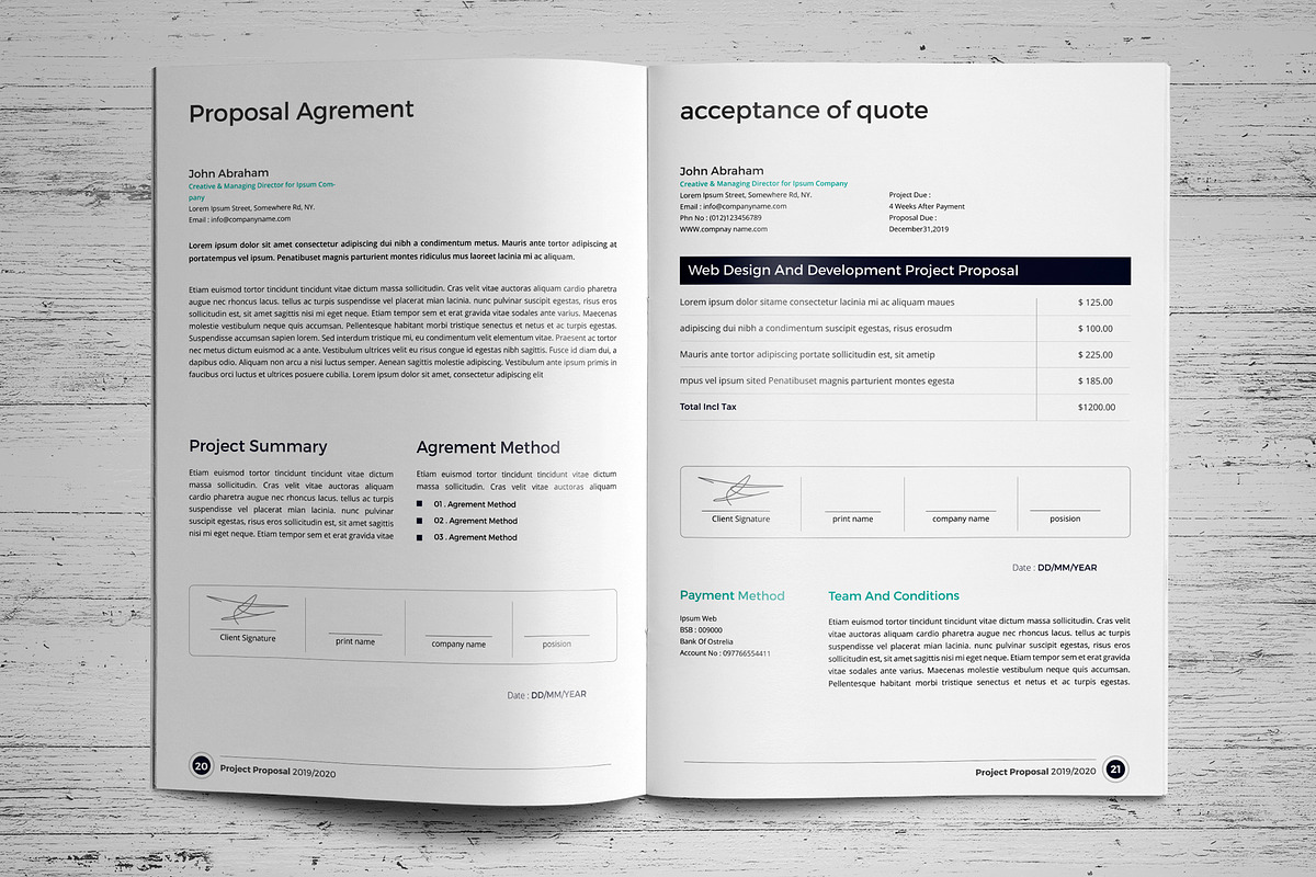 Project Proposal Template V7, a Brochure Template by JanySultana (Photo 11 of 16)
