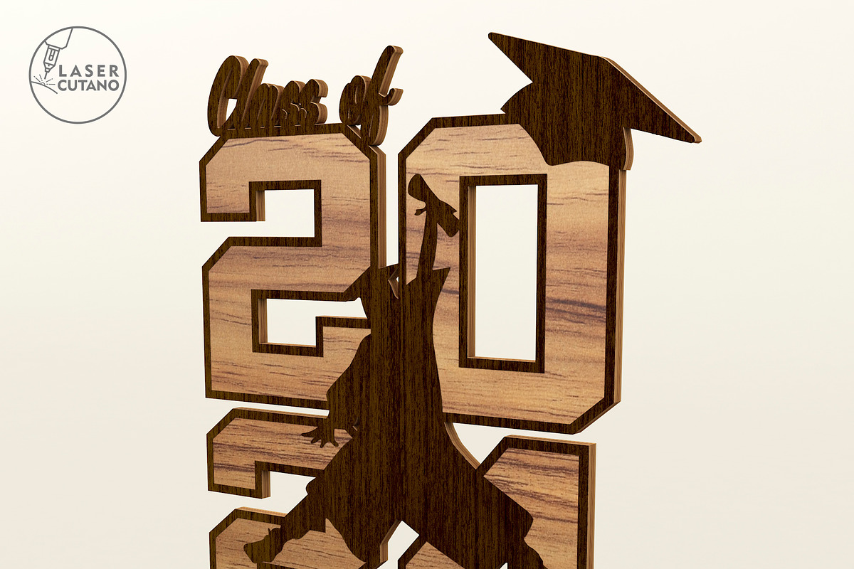 Graduation 2024 Decorative Cut File, a Templates & Theme by LaserCutano (Photo 3 of 7)