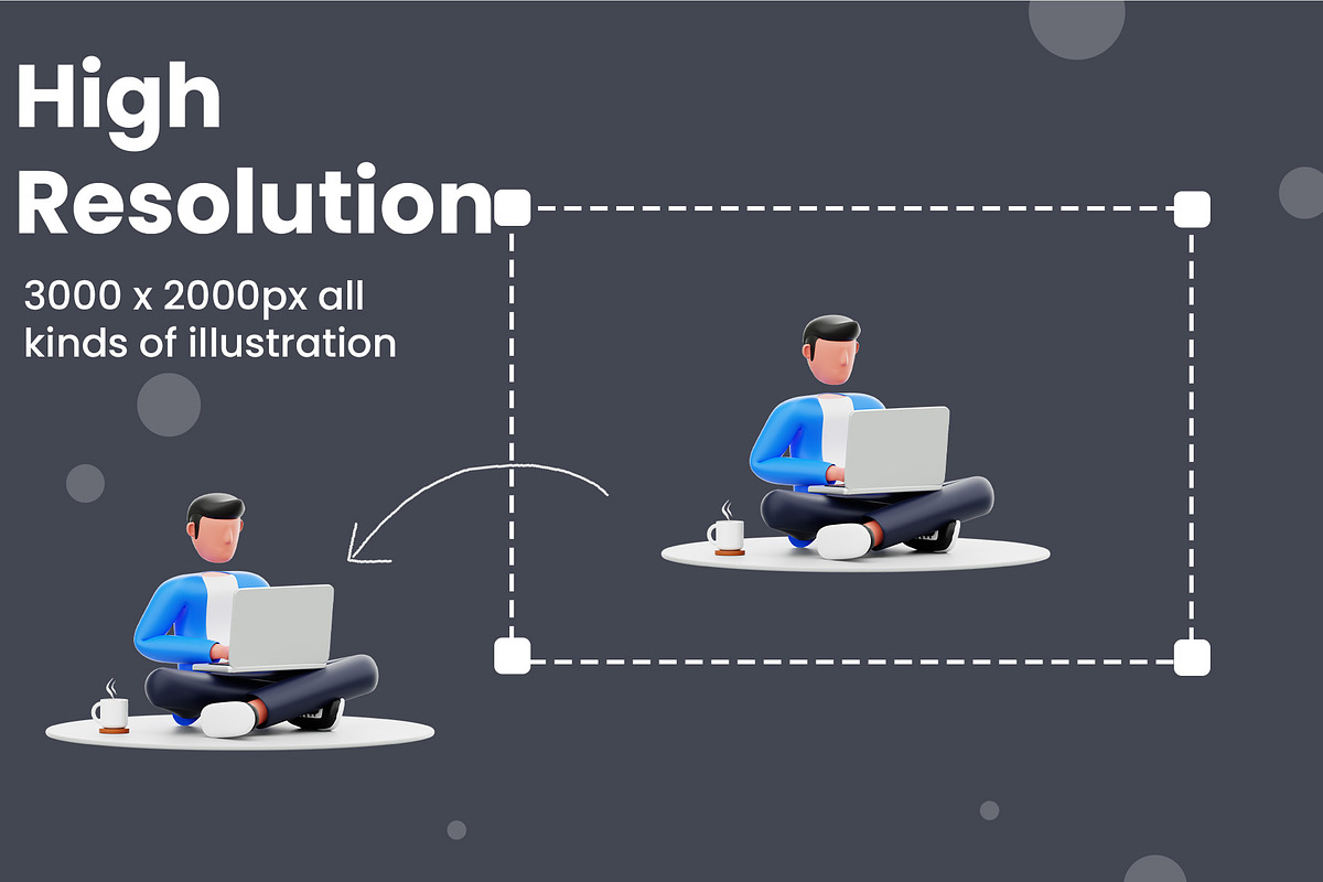 People Activity 3D Illustration Pack, a Person Illustration by novia99design (Photo 4 of 6)