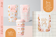 Christmas Boho Patterns and Vectors, a Pattern Graphic by Flora Wild Designs (Thumbnail 3 of 5)