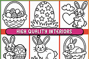 Easter Coloring Book for Kids, a Seasonal Illustration by Ink Gallery (Thumbnail 4 of 6)