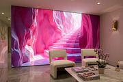 Pink Surreal Cave Staircase Photo, a Background Graphic by Aura Canyon HQ (Thumbnail 2 of 7)