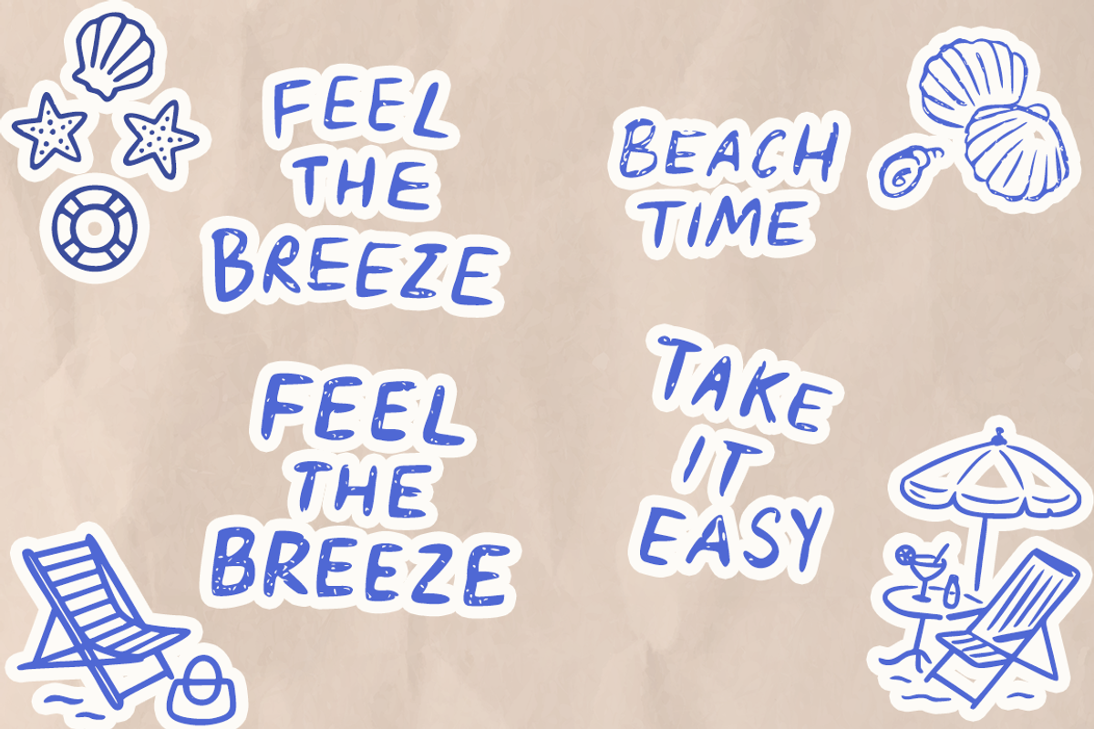 Tropical Doodle, a Handwritten Font by cocodesign (Photo 6 of 8)