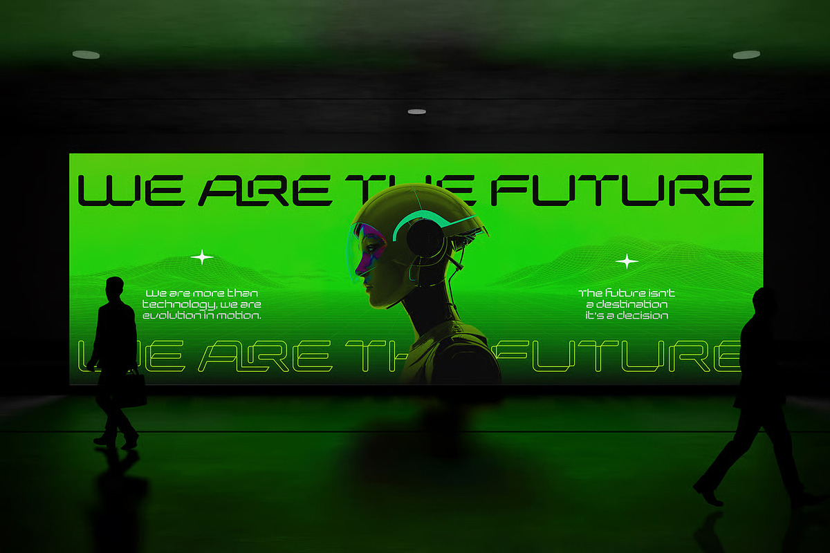 Neuroxa - Modern Futuristic Font, a Sans Serif Font by Brand Earth (Photo 5 of 7)