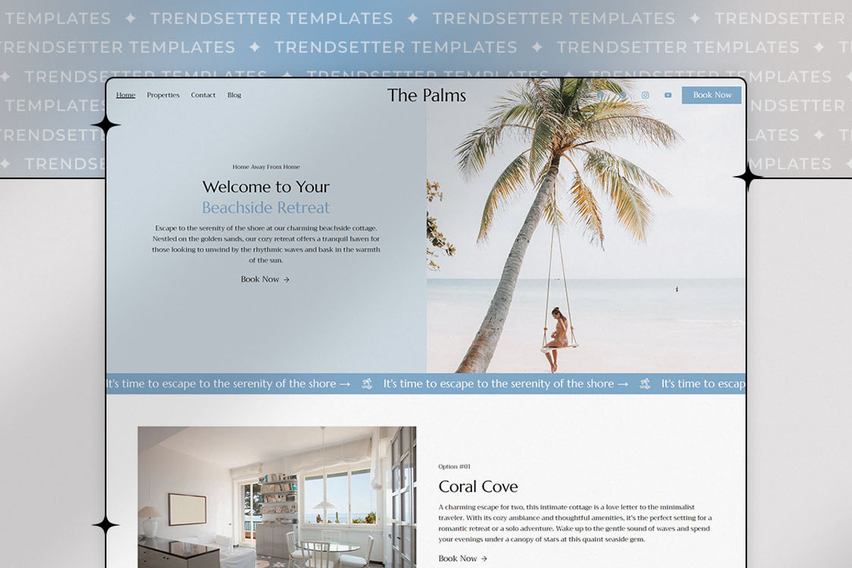 The Palms Wix Template, a Wix Template by Girl Boss From Home (Photo 5 of 8)