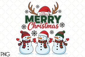 Familia Orozco Buelvas Christmas PNG, an Illustration by Black Bird Studio