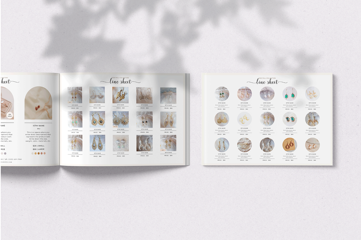 Line Sheet horizontal Canva Template, a Flyer Template by Hellohastore (Photo 9 of 10)
