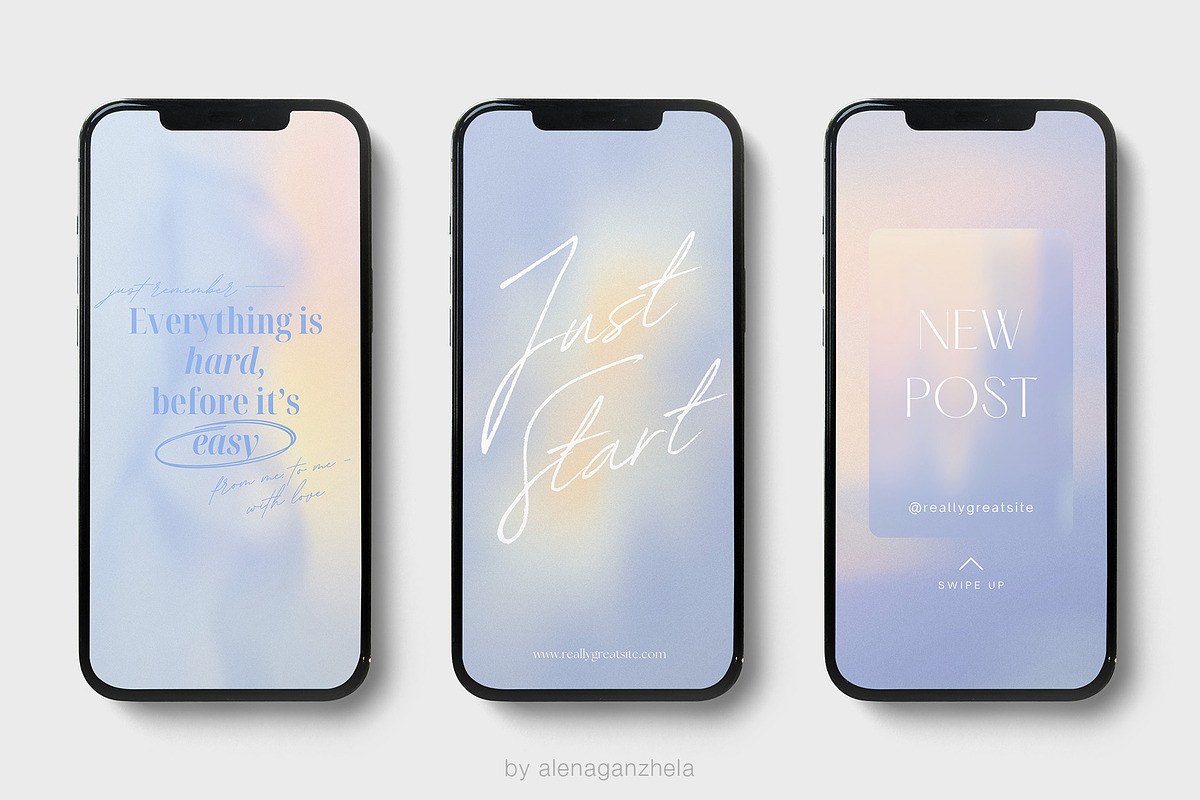 Ethereal Gradients - aura textures, a Background Graphic by alenaganzhela (Photo 6 of 9)