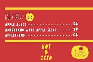 Honey Apple - Juicy Typeface