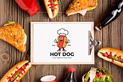 Cute Hot Dog Logo Template, a Branding & Logo Template by YUDesignStore (Thumbnail 2 of 7)