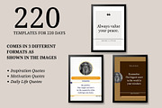 220 Inspiration Quotes for Instagram, a Social Media Template by Mishek Munene (Thumbnail 4 of 15)