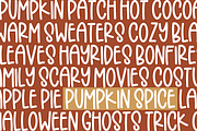 Crisp Leaves | Font with Doodles, a Font by KA Designs (Thumbnail 5 of 12)