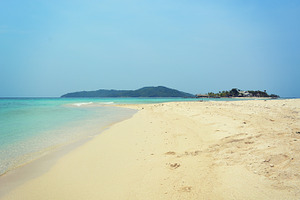 Paradise beach stock photo containing beach and san
