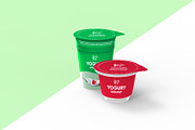 Yogurt Mockups - 9 Views, a Packaging Mockup by Illusiongraphic (Thumbnail 14 of 14)