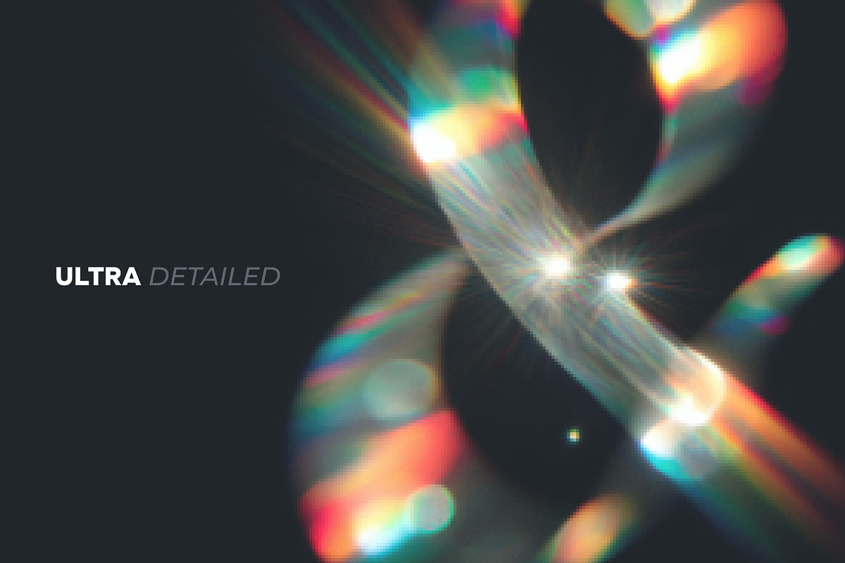 Chroma Light Letters Overlays, a Symbol Font by PhotoSpirit (Photo 6 of 8)
