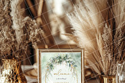 Boho 8x10 table sign number mockup, an Advertising Mockup by Blush Roses Print (Thumbnail 2 of 8)