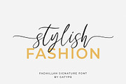 Fadhillah Signature, a Script Font by Gatype (Thumbnail 5 of 7)