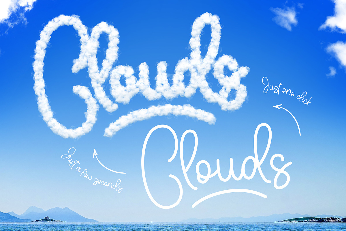 Cloud Photoshop Action, an Action Add-On by Andrew Skoch Design (Photo 4 of 7)