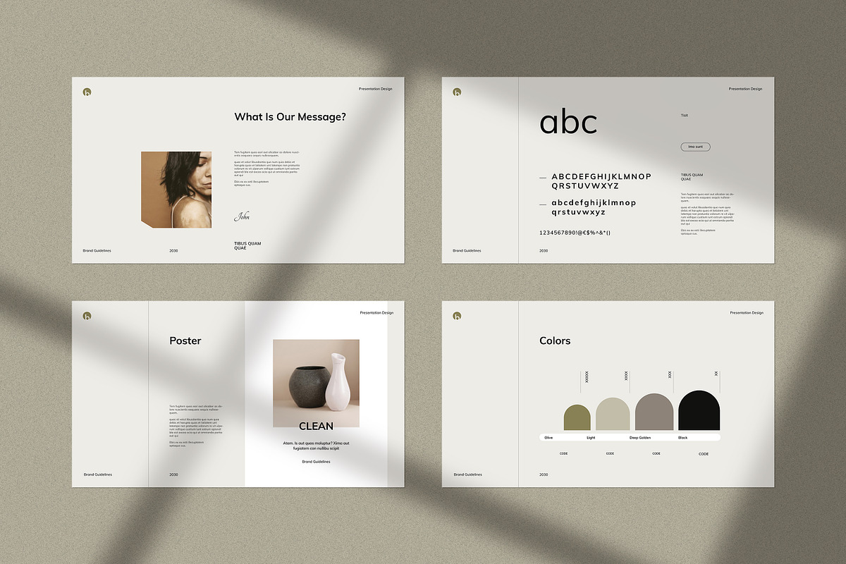 Brand Guidelines Template, a Presentation Template by PrintIdea (Photo 9 of 11)
