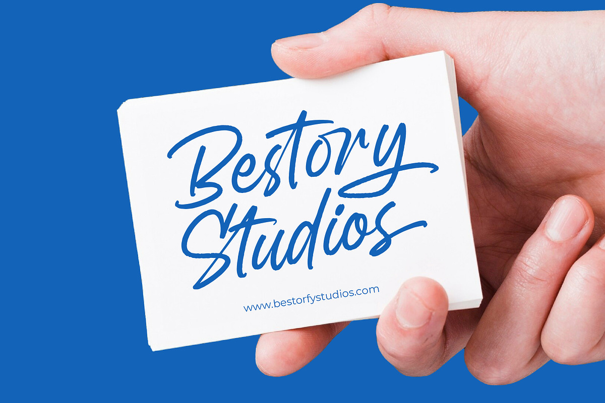 Bostony Kintens Bold Brush Font, a Script Font by Letterena Studios Script (Photo 12 of 20)