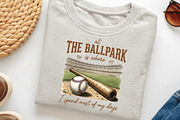 Retro Baseball Mom, Baseball Season, an Illustration by OK Design (Thumbnail 5 of 5)