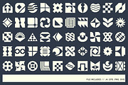Geometric Logo Template Vol 5, a Solid Icon by Tekuni (Thumbnail 3 of 10)