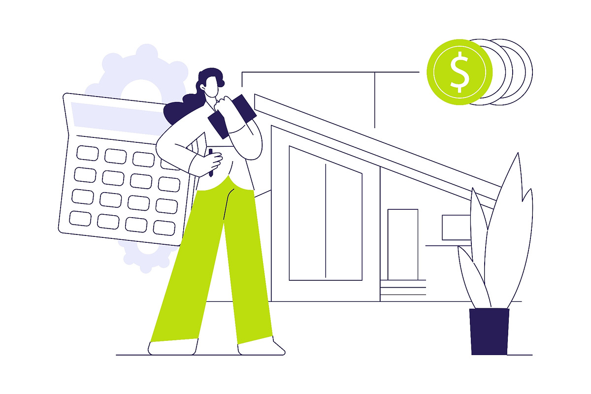 Property evaluator abstract concept, a Finance Illustration by Visual Generation (Photo 2 of 3)