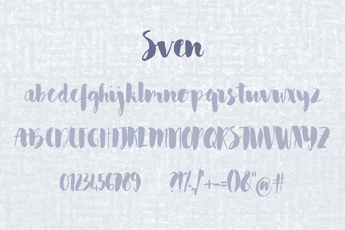 Sven Font, a Script Font by SophieSaxo (Photo 9 of 9)