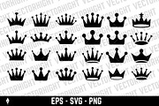 Set of crown icons., an Object Illustration by Vectorhight (Thumbnail 1 of 4)