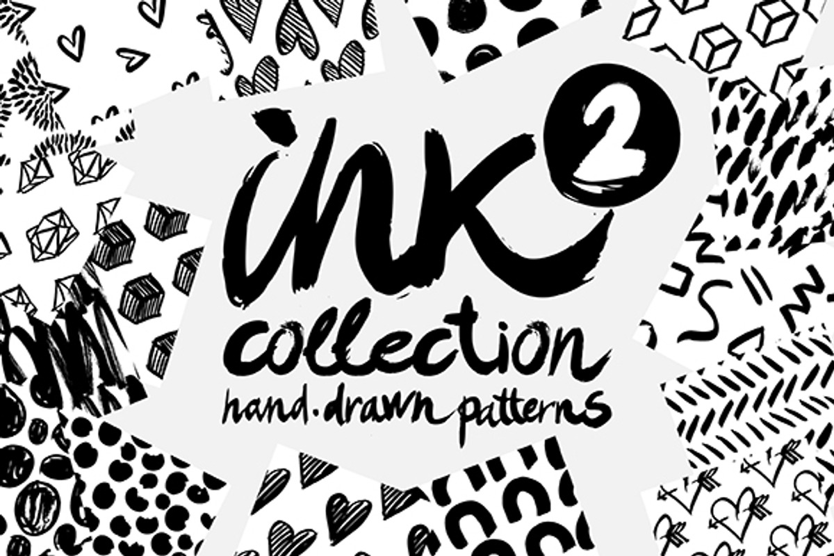 #2 Vector INK collection, a Pattern Graphic by Tanya Akhmett (Photo 1 of 12)