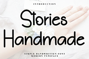Stories Handmade, a Sans Serif Font by InermediaSTUDIO (Thumbnail 1 of 8)