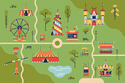 Attracted & Amused. Park graphics, an Illustration by Masha Tace (Thumbnail 5 of 10)