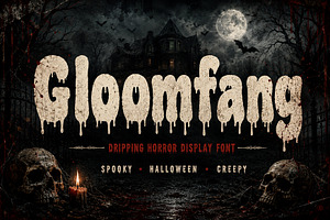 Gloomfang, a Slab Serif Font by Wow Magic