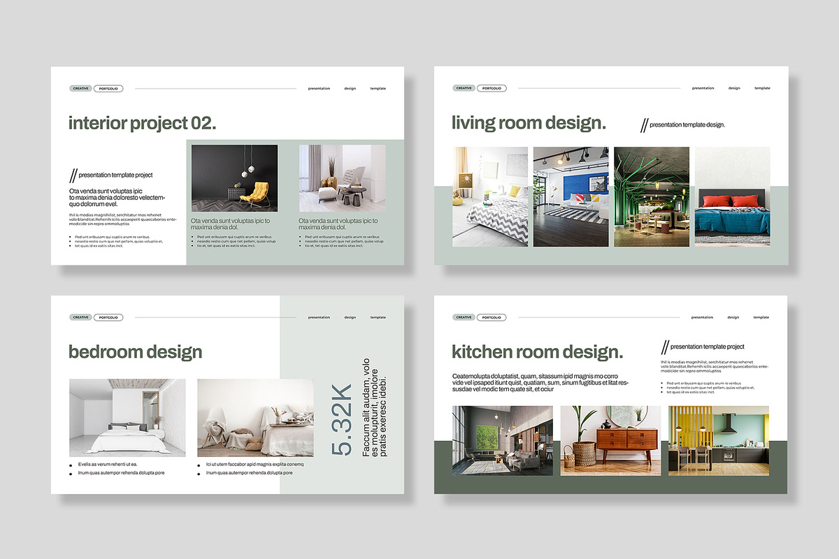 Interior Home Presentation Template, a Presentation Template by MightyDesign (Photo 4 of 8)
