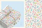 DINOSAUR childish watercolor, an Illustration by the_myro (Thumbnail 6 of 8)