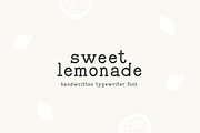 Sweet Lemonade | Typewriter Font, a Serif Font by KA Designs (Thumbnail 1 of 10)
