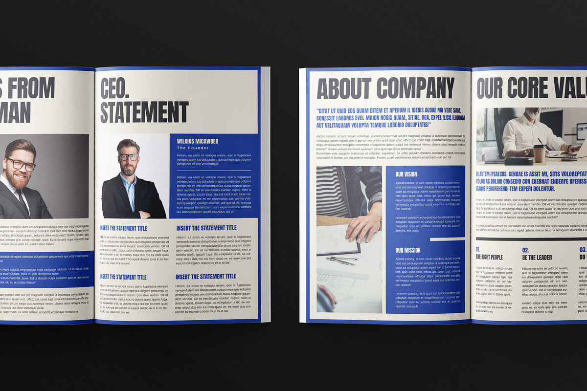 The Annual Report Template | Canva preview 4
