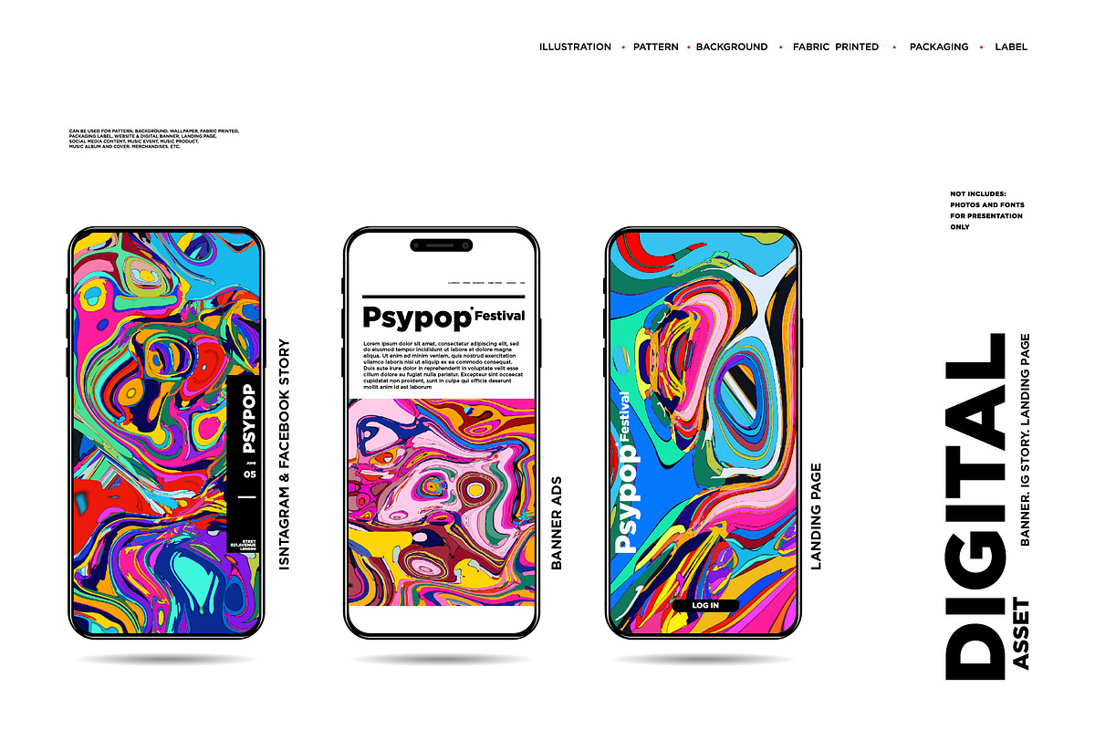 FLUID BACKGROUND. 20 Flat Colors, a Background Graphic by singpentinkhappy (Photo 4 of 8)